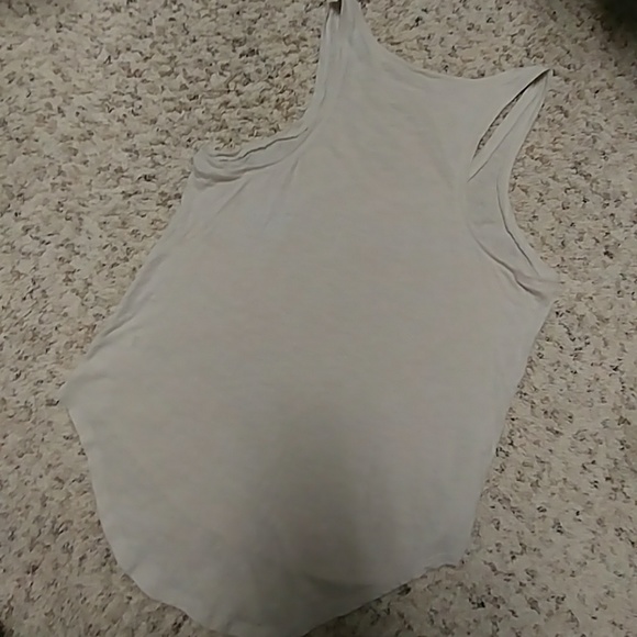 Express zebra sequined beige tank top - Picture 5 of 6